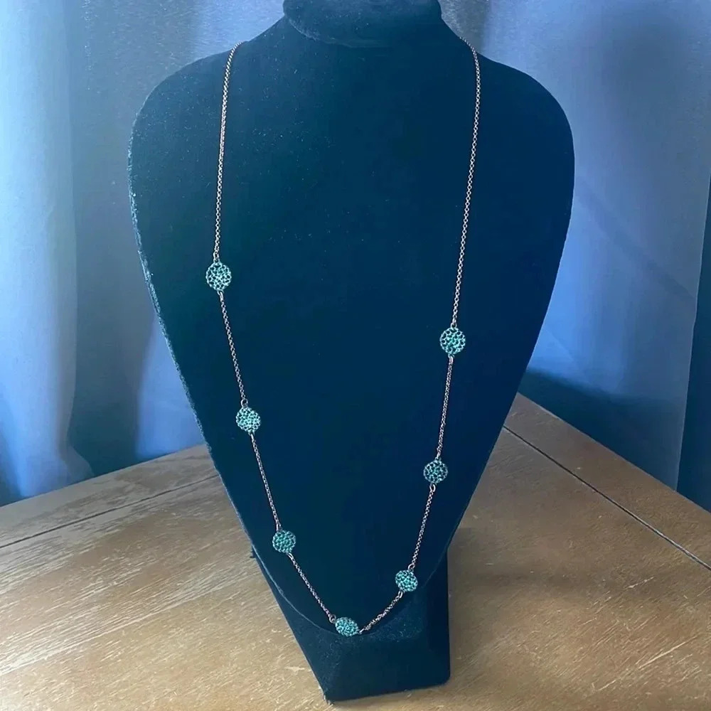 Copper and Patina‎ Necklace